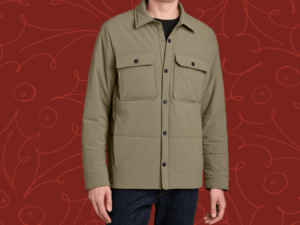 MiiR Sashiko Stretch Puffy Shacket